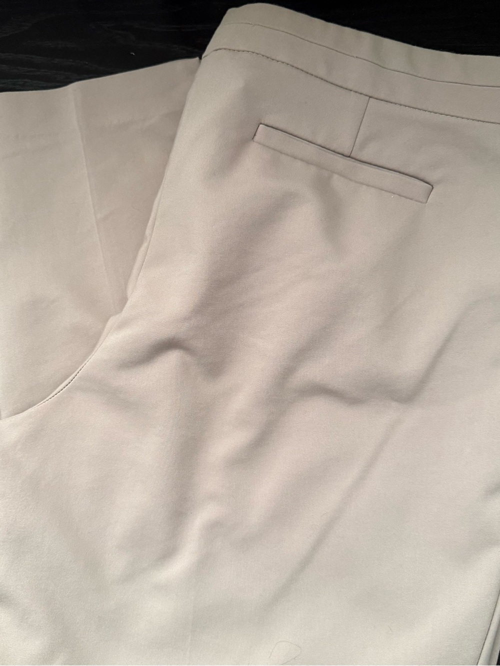 Women’s Cream Dress Pants - Classic Tailored Fit